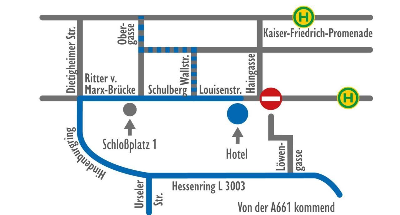 Hotel Am Schloss Darmstaedter Hof 바트 홈부르크 포어 데어 회에 외부 사진